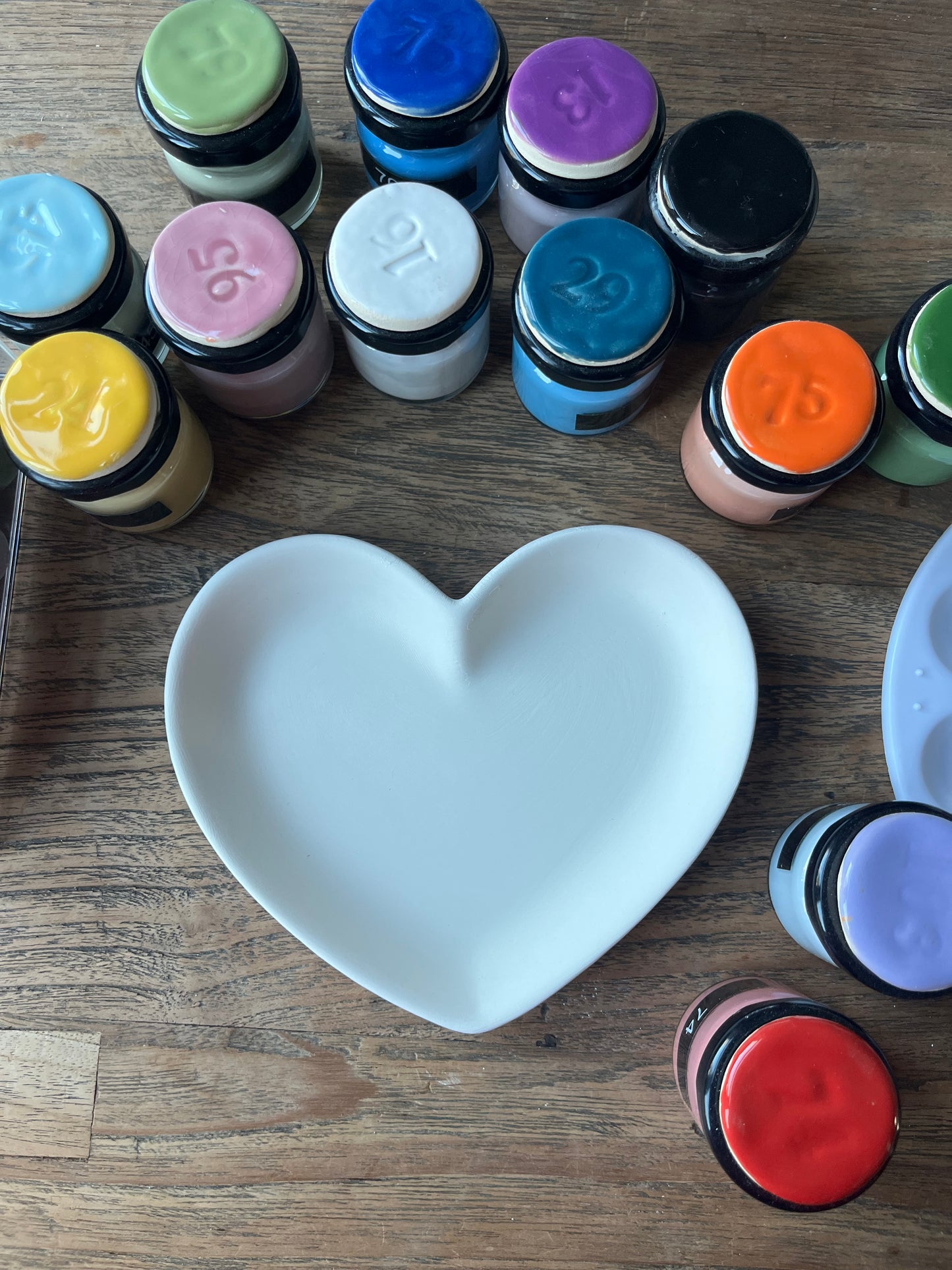 DIY pakket Schaal hart 16 x 14cm