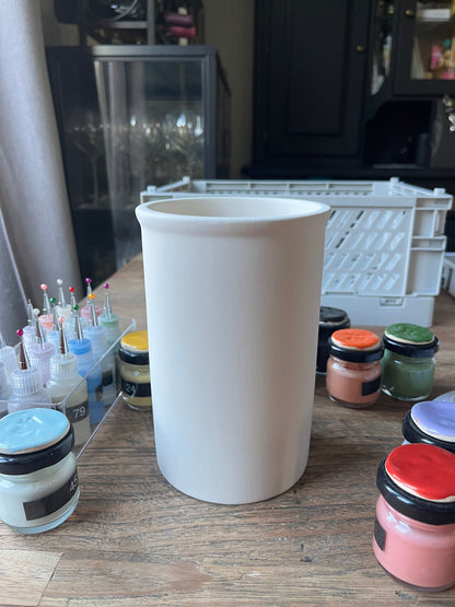 DIY pakket Cilinder vaas h17cm