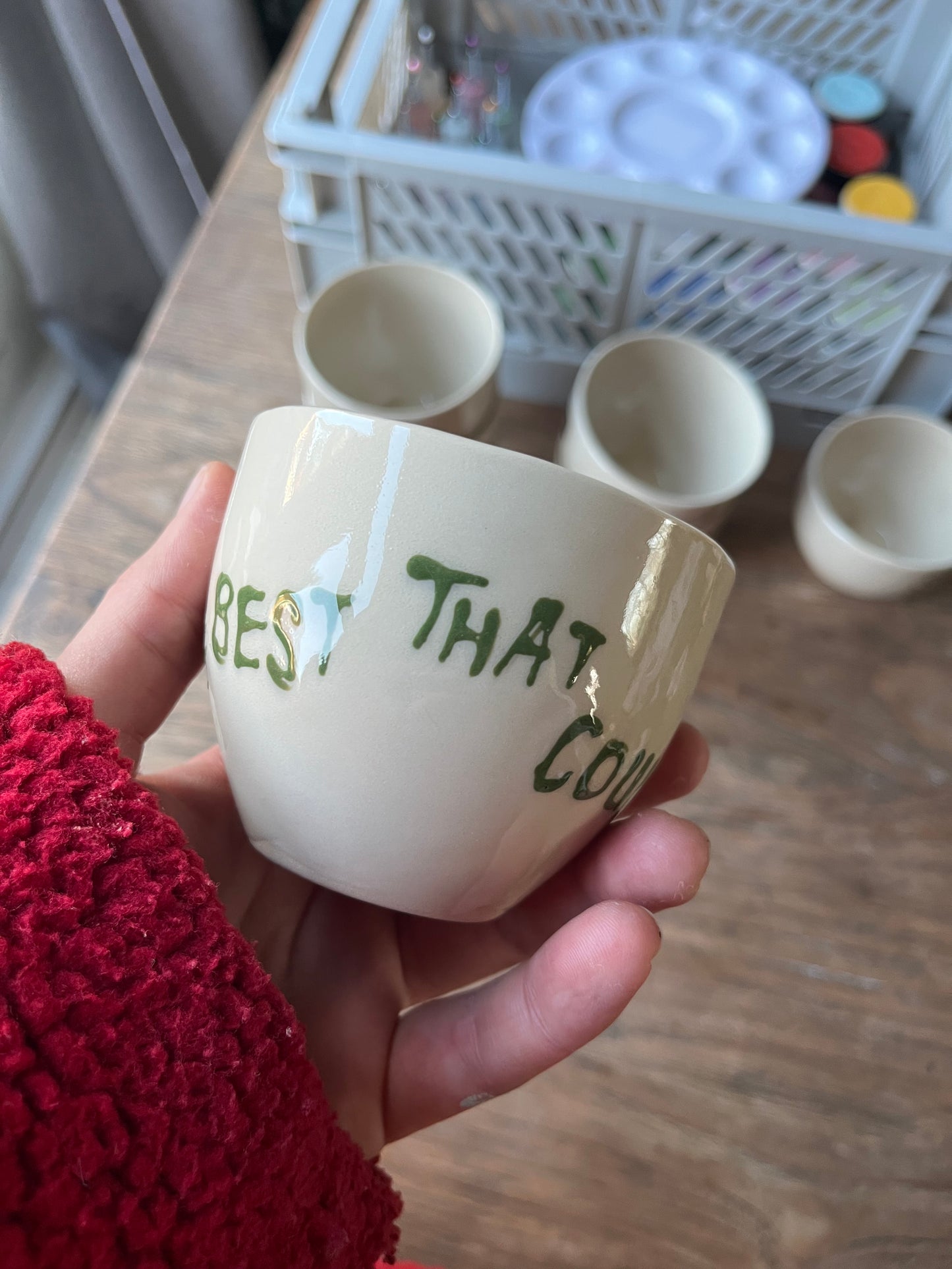 Kopje met quote - What's the best that could happen?