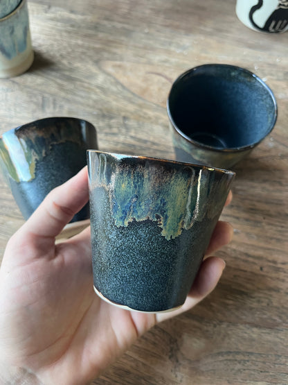 Koffiekopje conical donkerblauw #7
