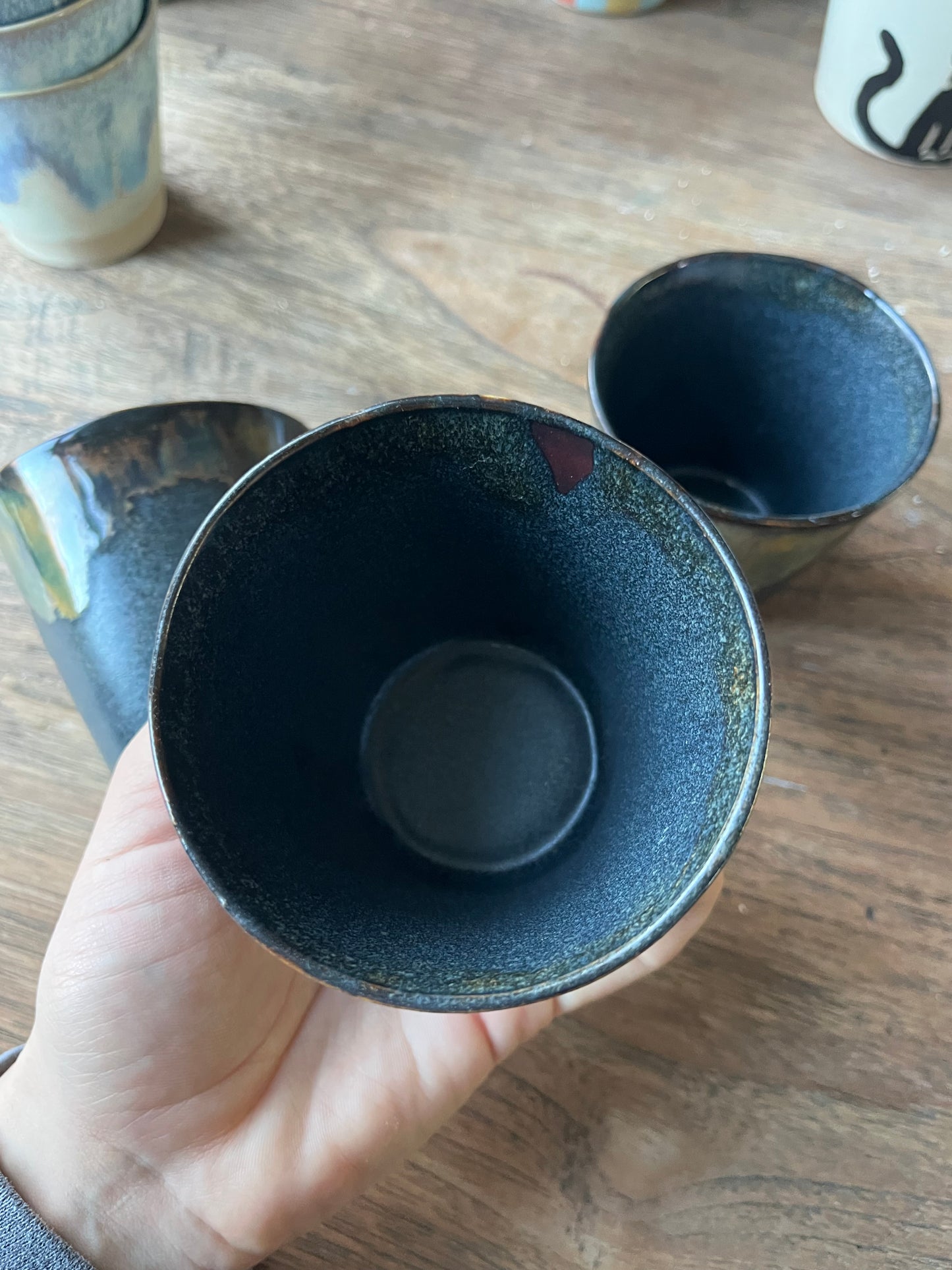 Koffiekopje conical donkerblauw #7
