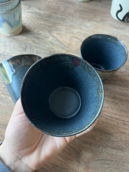Koffiekopje conical donkerblauw #7