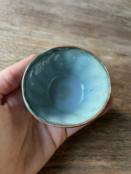 Sausbakje blauw