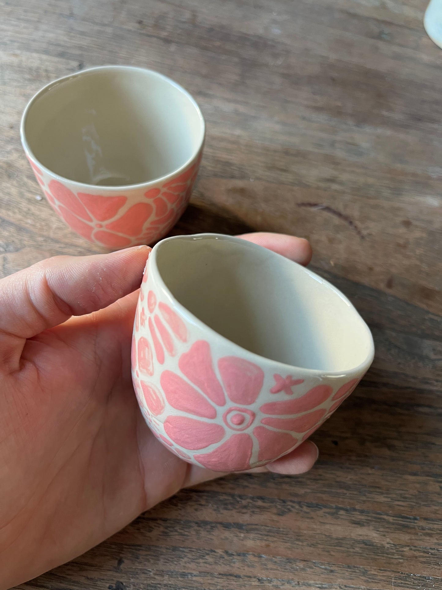 Roze bloemen koffiekopjes duo bol #5