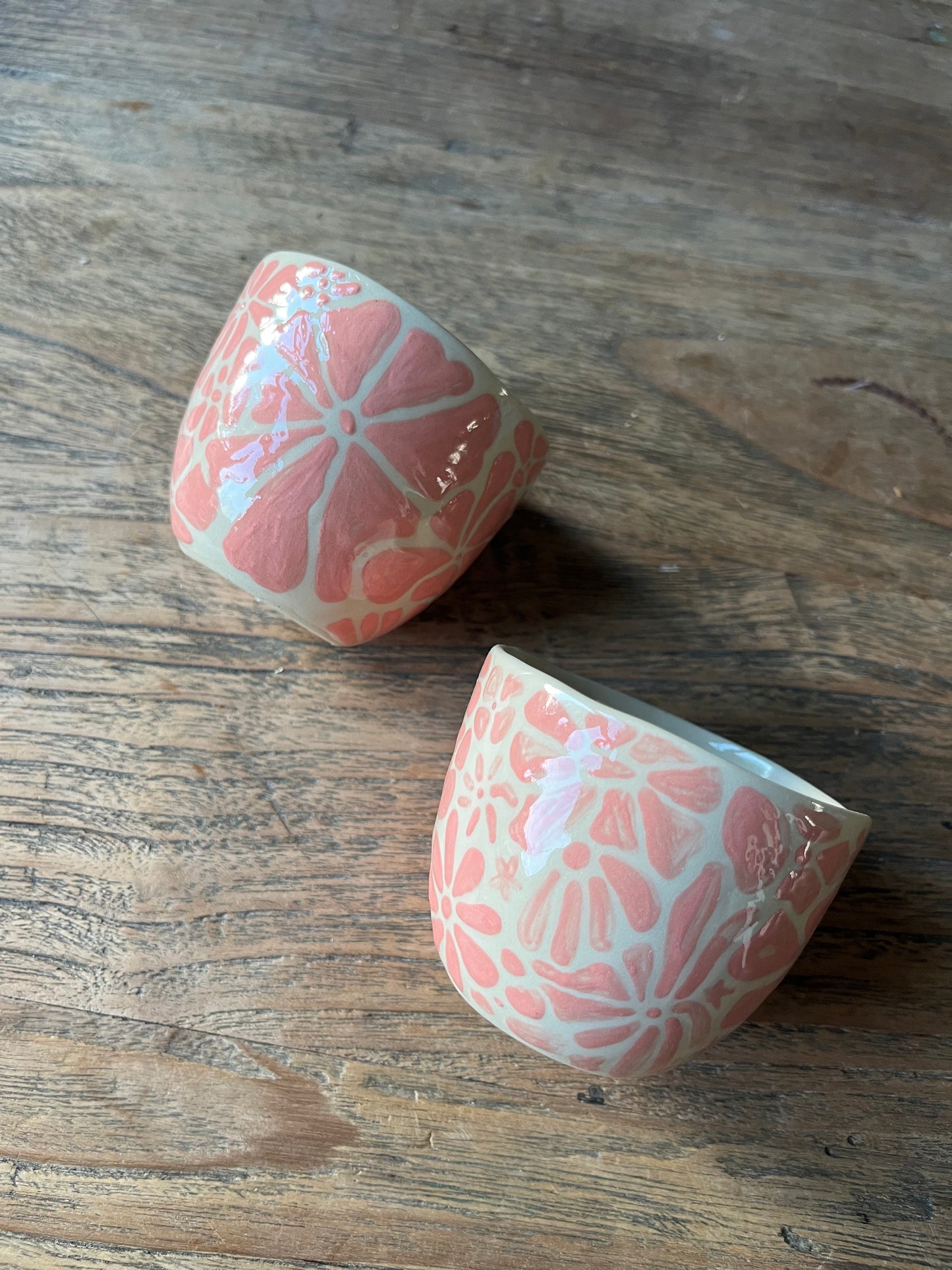 Roze bloemen koffiekopjes duo bol #5