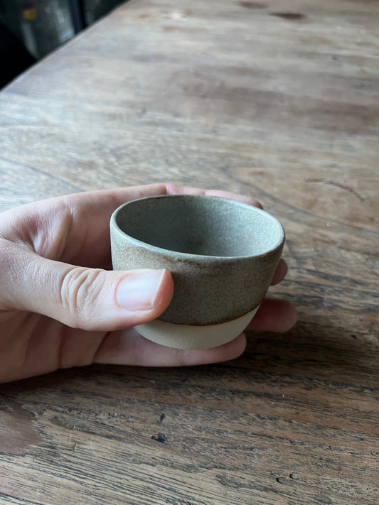 Espressokopje/sausbakje grijs