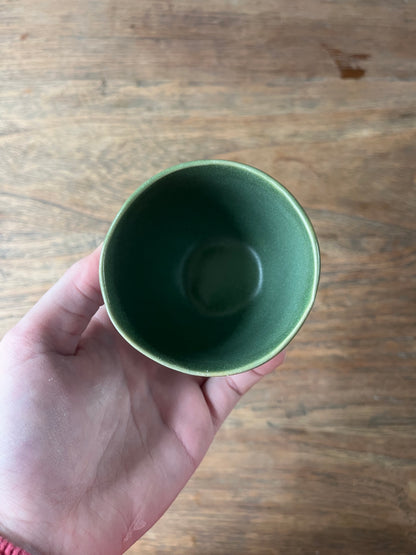 Koffiekopje met overloop groen #5